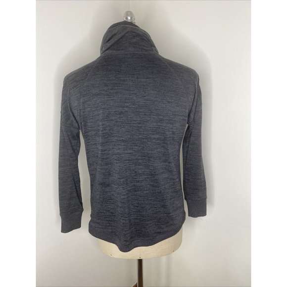 Athleta Cowel Neck Sweatshirt Sz S Turtle Neck Top Shirt Gray - Picture 4 of 6